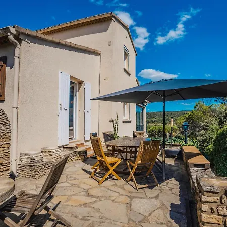 فيلة Belle Avec Superbe Vue, Piscine Et Jacuzzi Bagnols-sur-Cèze
