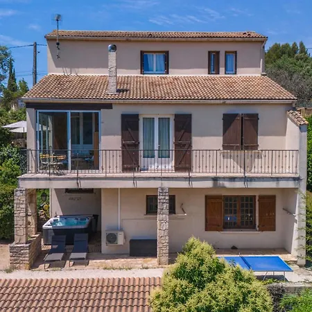 Belle Avec Superbe Vue, Piscine Et Jacuzzi فيلة Bagnols-sur-Cèze